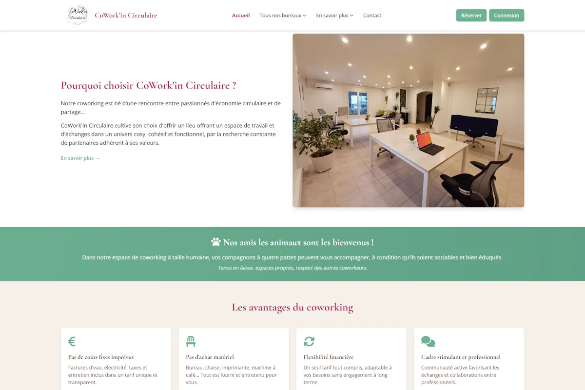 Interface Logiciel Cowork